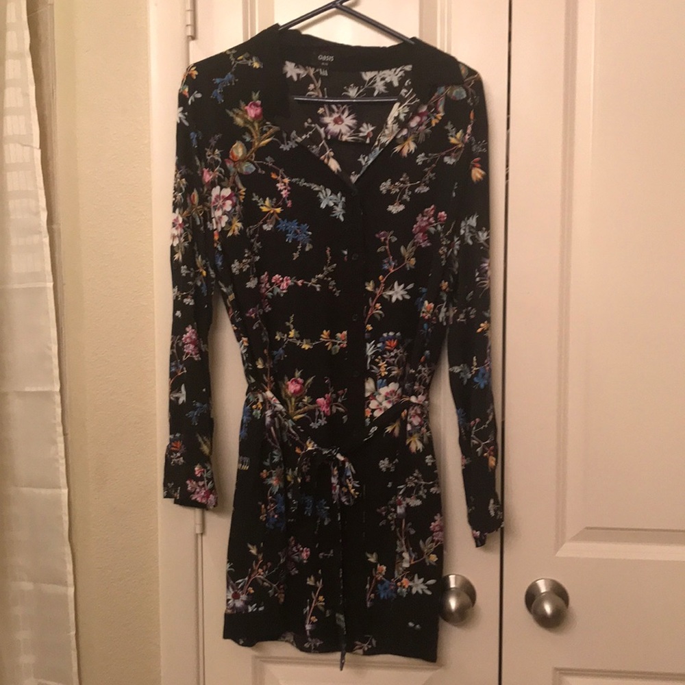 Oasis V&A Floral Shirt Dress